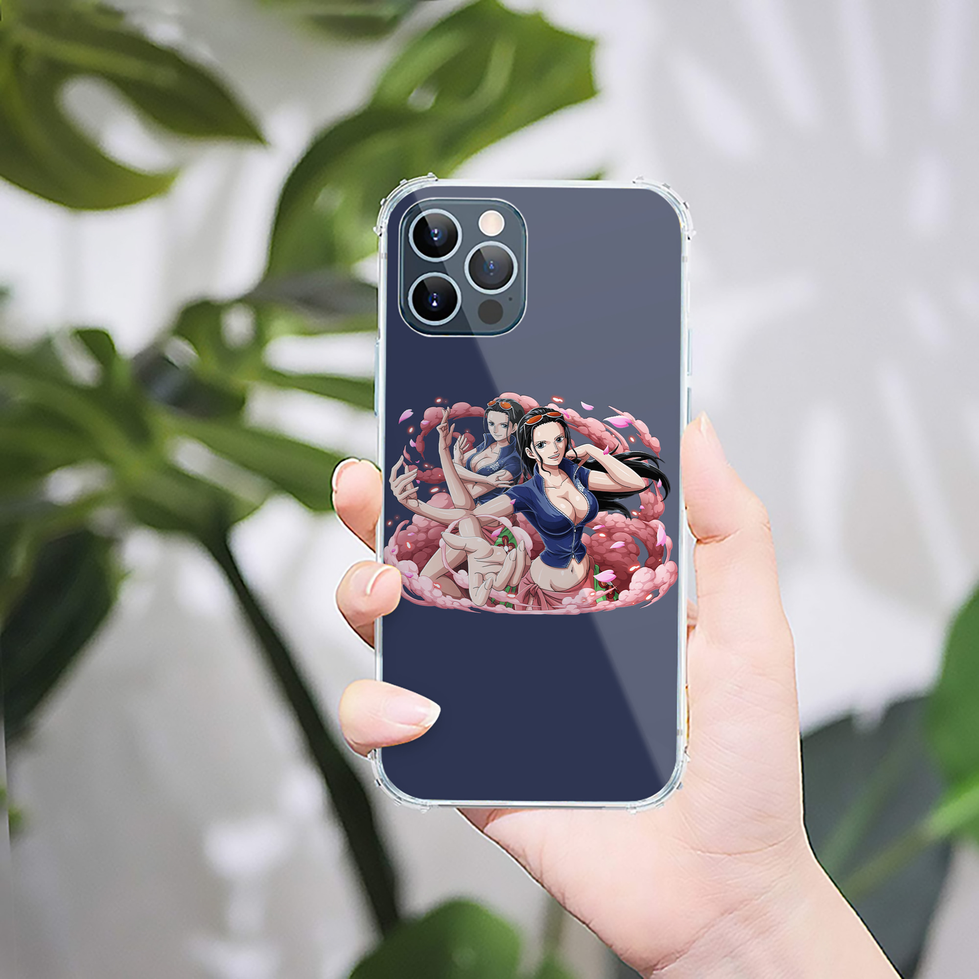 （画像用） ワンピース ニコ・ロビン ONE PIECE Nico Robin 【iPhone 12シリーズ対応】透明スマホケース（クリアソフトケース）